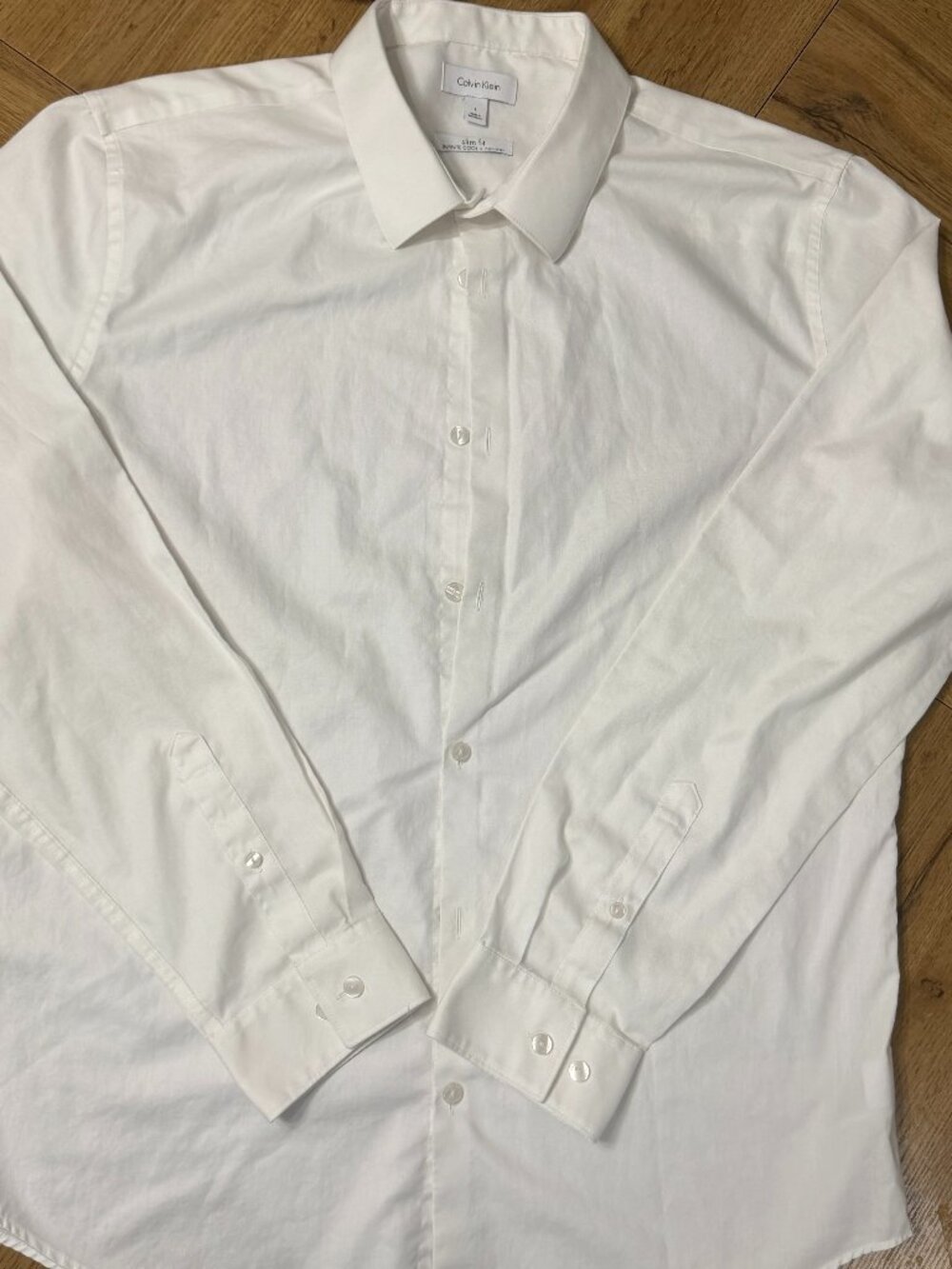 Calvin Klein Mens White button down